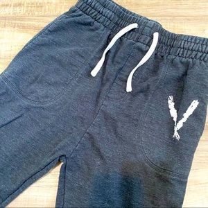 Dark gray jogger sweatpants